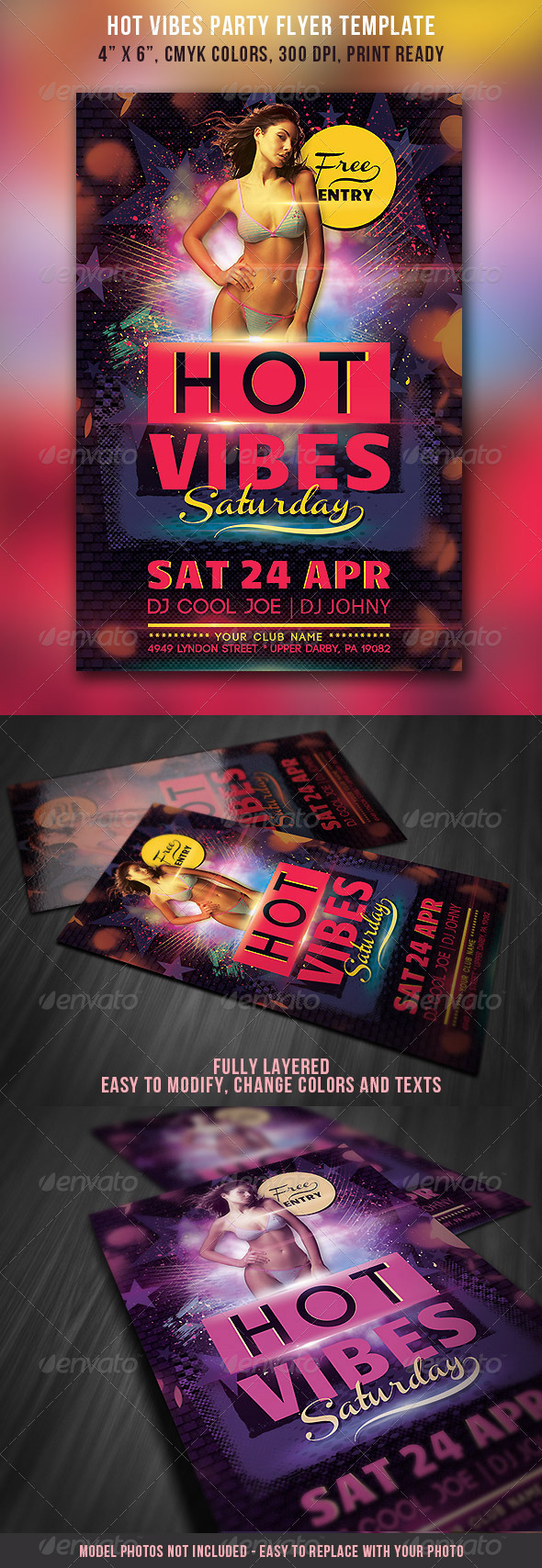 Hot Party Flyer - Clubs & Parties Events
