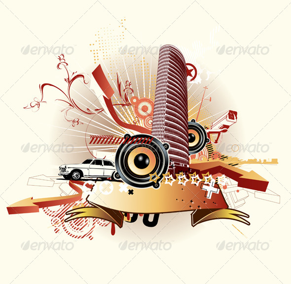 Urban Background - Conceptual Vectors