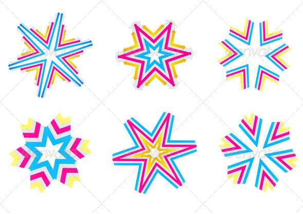 Star Shapes - Decorative Symbols Decorative