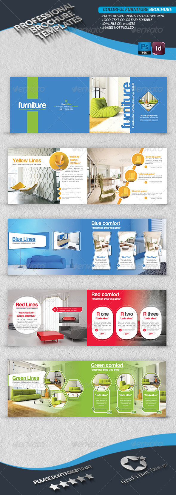 Colorful Furniture Brochure - Catalogs Brochures