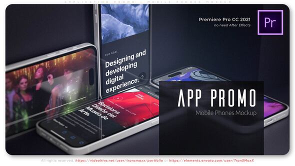 Application Promo - Mobile Phones Mockup
