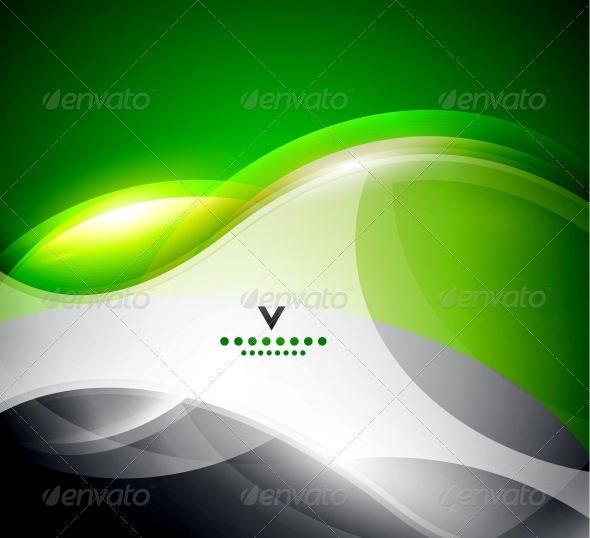 Magic Wavy Shapes Design - Media Technology
