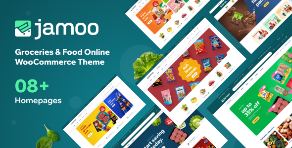 Free download Jamoo - Groceries & Food Online WooCommerce Theme