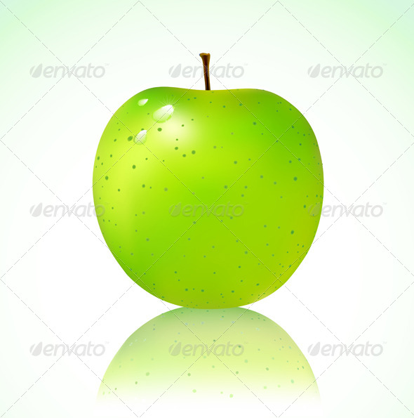 Green Apple - Food Objects