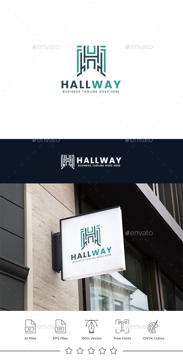 [DOWNLOAD]Hallway Letter H Logo