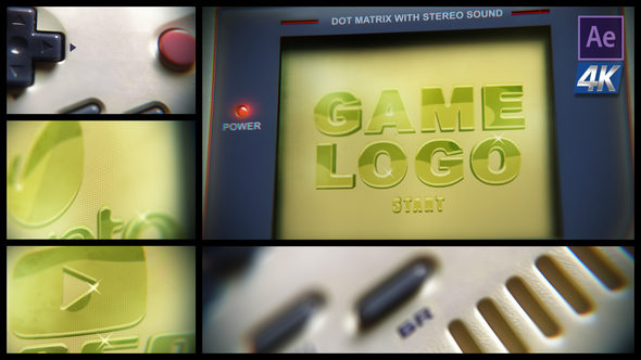 Handheld Game Console Logo Reveal