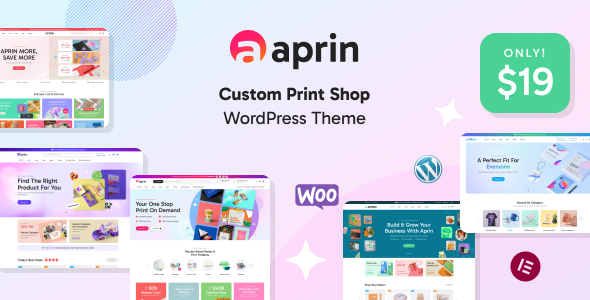 Aprin - Custom Print Shop WordPress Theme