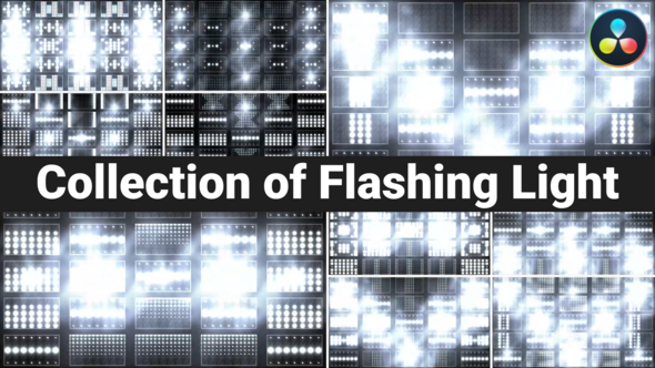 Collection of Flashing Light for DaVinci Resolve