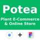 Plant E-Commerce & Online Store App | UI Kit | Ionic | Figma | Life Time Update | POTEA