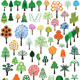 Set of Vector Trees by ntnt | GraphicRiver
