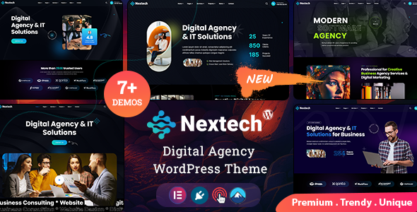 Nextech - Creative Agency & Portfolio WordPress Theme