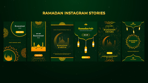 Ramadan Instagram Stories Mogrt