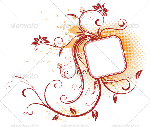 Floral Frame - Borders Decorative