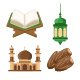 Set of Ramadan Illustrations
