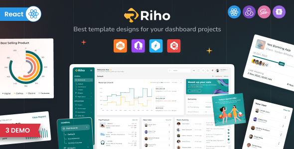 Riho - React JS Admin Dashboard Template