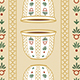 Traditional Arab Coffee Cup Pattern