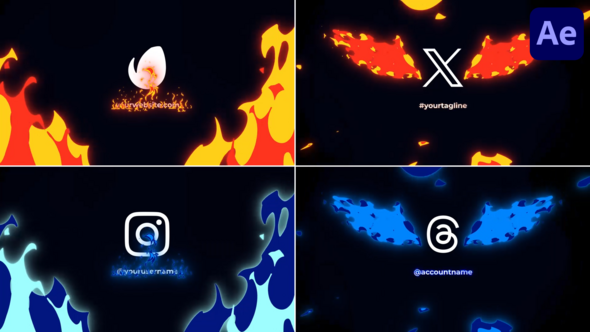 Firebirds Logo Pack for After Effects