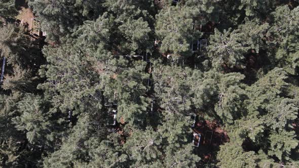 Aerial Drone Muslim Grave Cementry alt