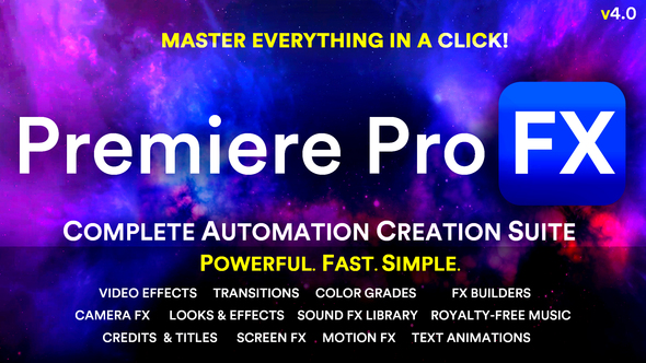 Premiere Pro FX I Creative Master Effects Suite for Adobe Premiere Pro