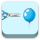 Balloons and scissors - HTML5 Puzzle game