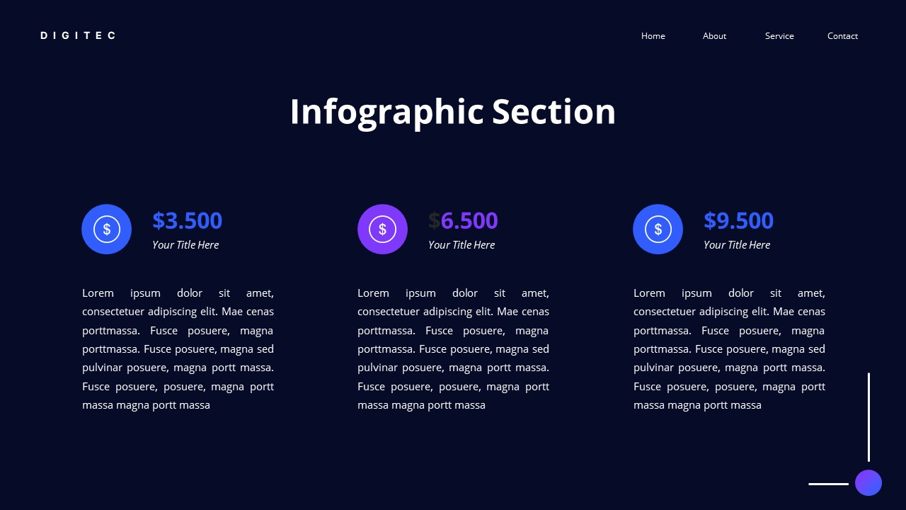 Digitec - Technology Google Slide Templates, Presentation Templates