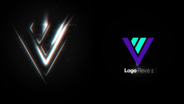 Glitch Logo Reveal Logo Stings template preview
