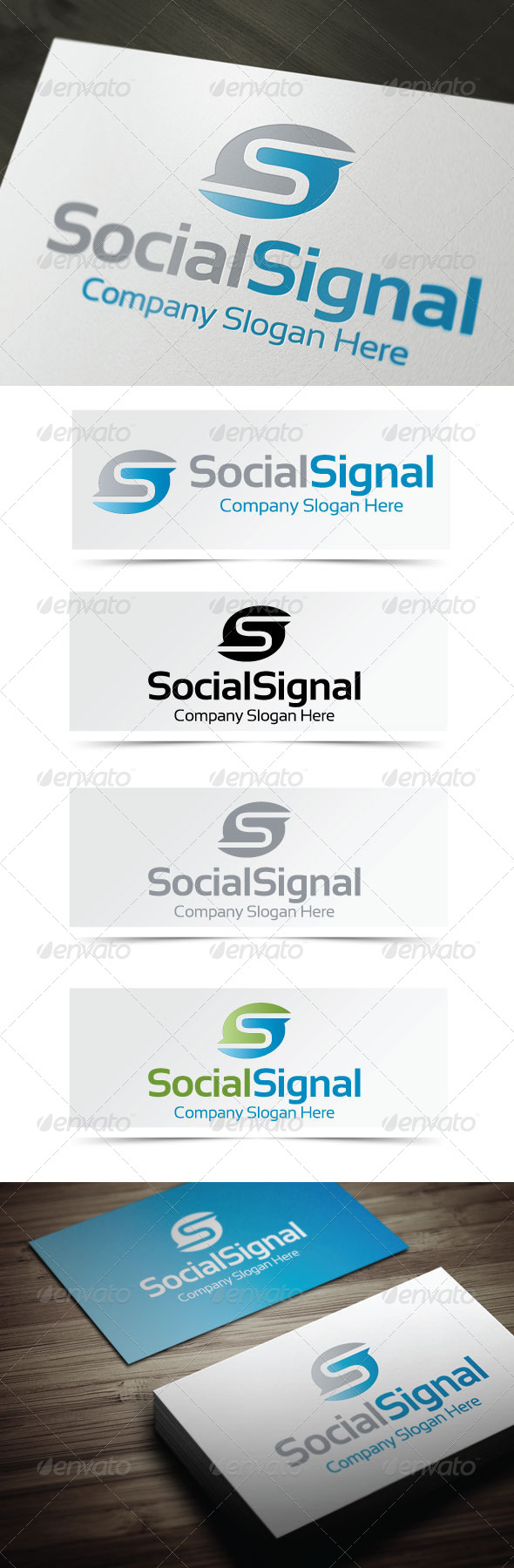 Social Signal - Letters Logo Templates