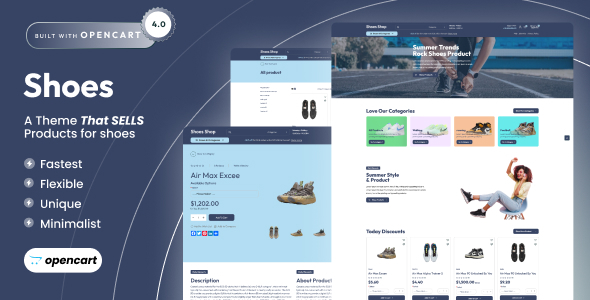 [DOWNLOAD]Shoes - Premium Footwear Collection Opencart 4 Theme