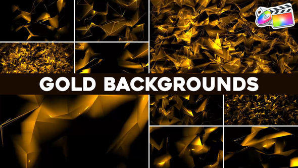 Gold Backgrounds for FCPX