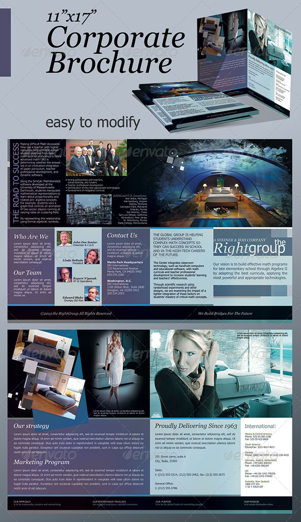 11"x17" Corporate Brochure - Corporate Brochures