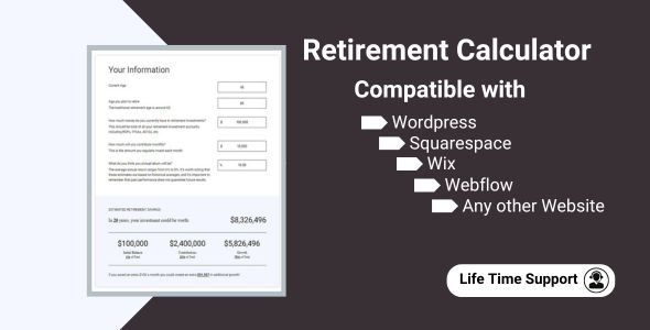 [DOWNLOAD]Retirement Calculator - Web Calculator for your Website