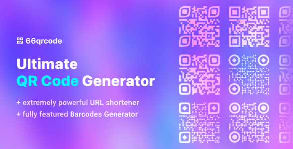 [DOWNLOAD]66qrcode - QR Codes & Barcodes Generator & URL Shortener (SAAS)