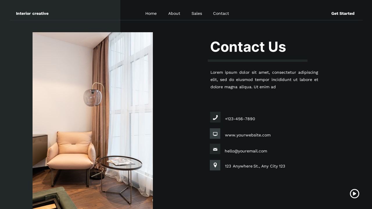 Interior Creative - Interior Design Powerpoint Templates, Presentation ...