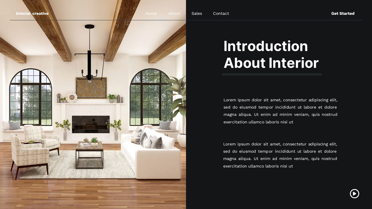 Interior Creative - Interior Design Powerpoint Templates, Presentation ...