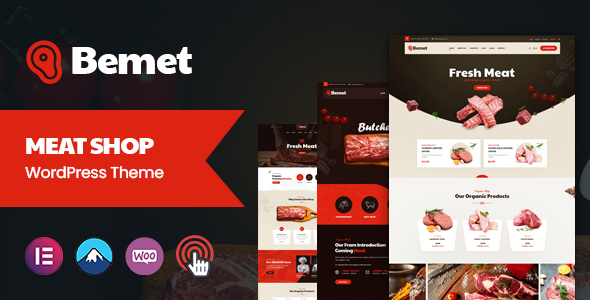 Free download Bemet - Butcher & Meat WordPress Theme