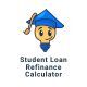 Student Loan Refinance Calculator - web calculator for your website.