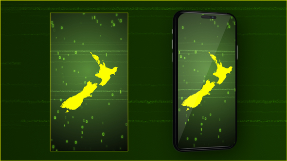 New Zealand Digital Map Intro - Vertical Video