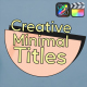 Creative Minimal Titles for FCPX