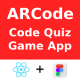 Arcode ANDROID + IOS + FIGMA | UI Kit | React Native | Programing Language Course & Quiz App