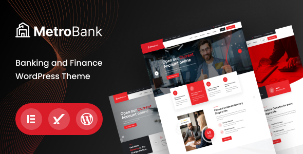Metrobank - Banking & Finance WordPress Theme