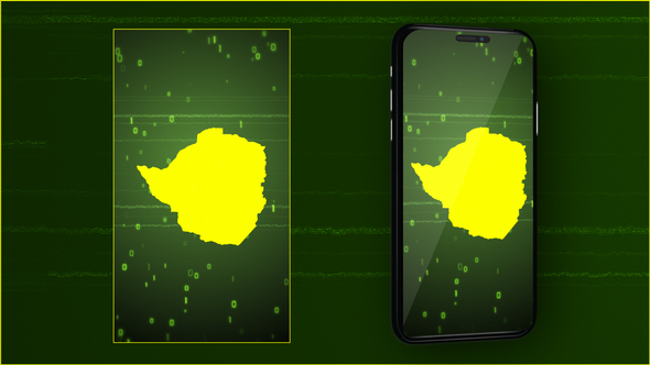 Zimbabwe Digital Map Intro - Vertical Video