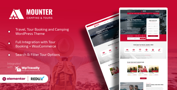 Mounter – Tour Booking WordPress Theme