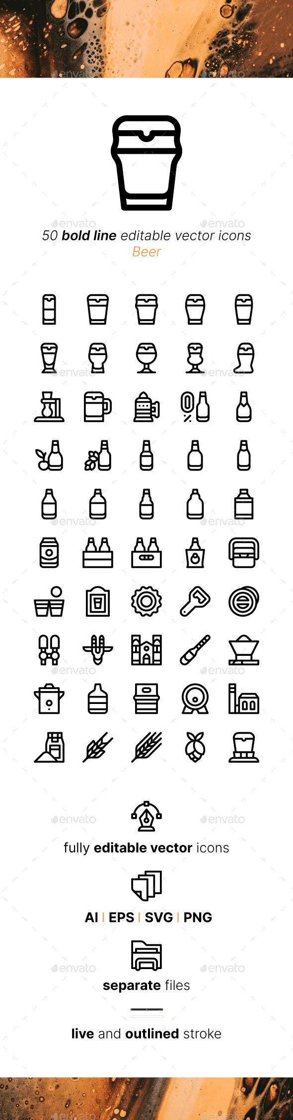 50 Beer Icons
