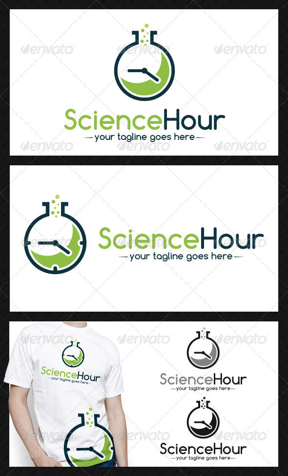 Science Time Logo Template - Objects Logo Templates