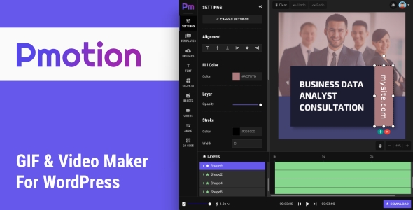 [DOWNLOAD]Pmotion - Animated GIF and Video Maker For WordPress