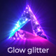 Glowing Glitter Logo
