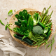 Green vegetable background. Various green vegetables. Veggies. Clean eating - PhotoDune Item for Sale