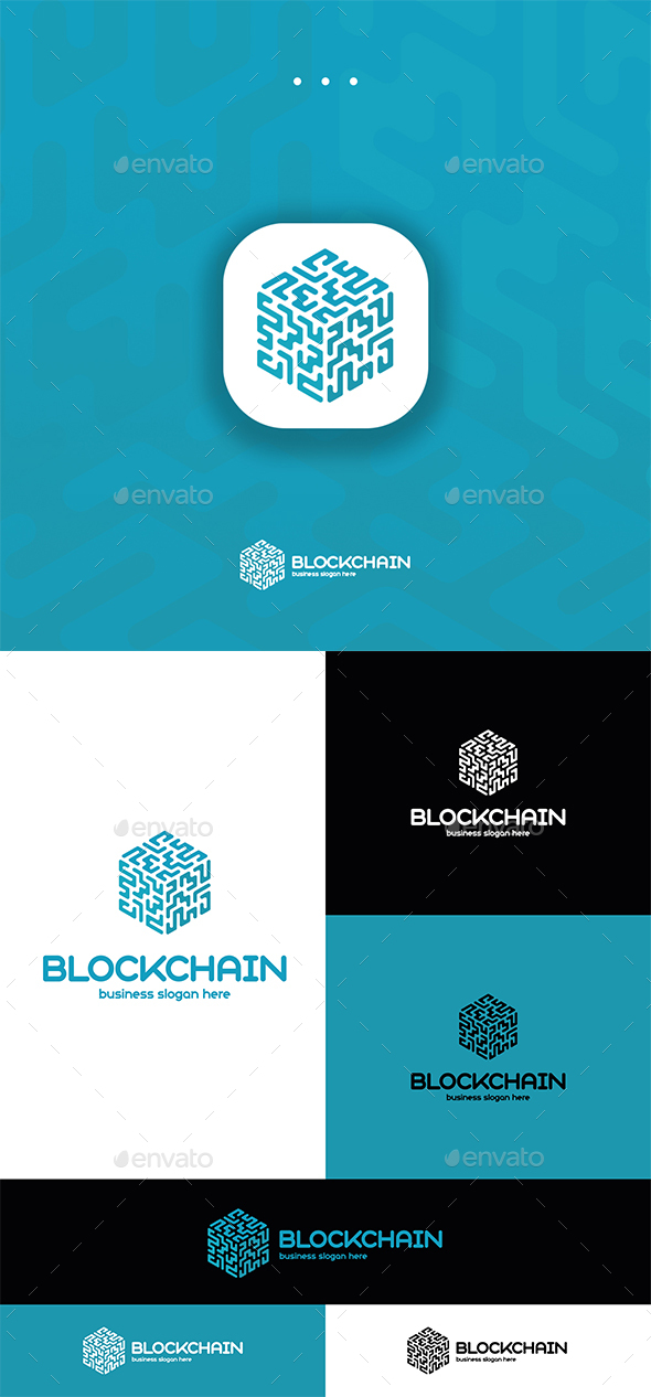[DOWNLOAD]Blockchain Logo - Abstract Cube Maze