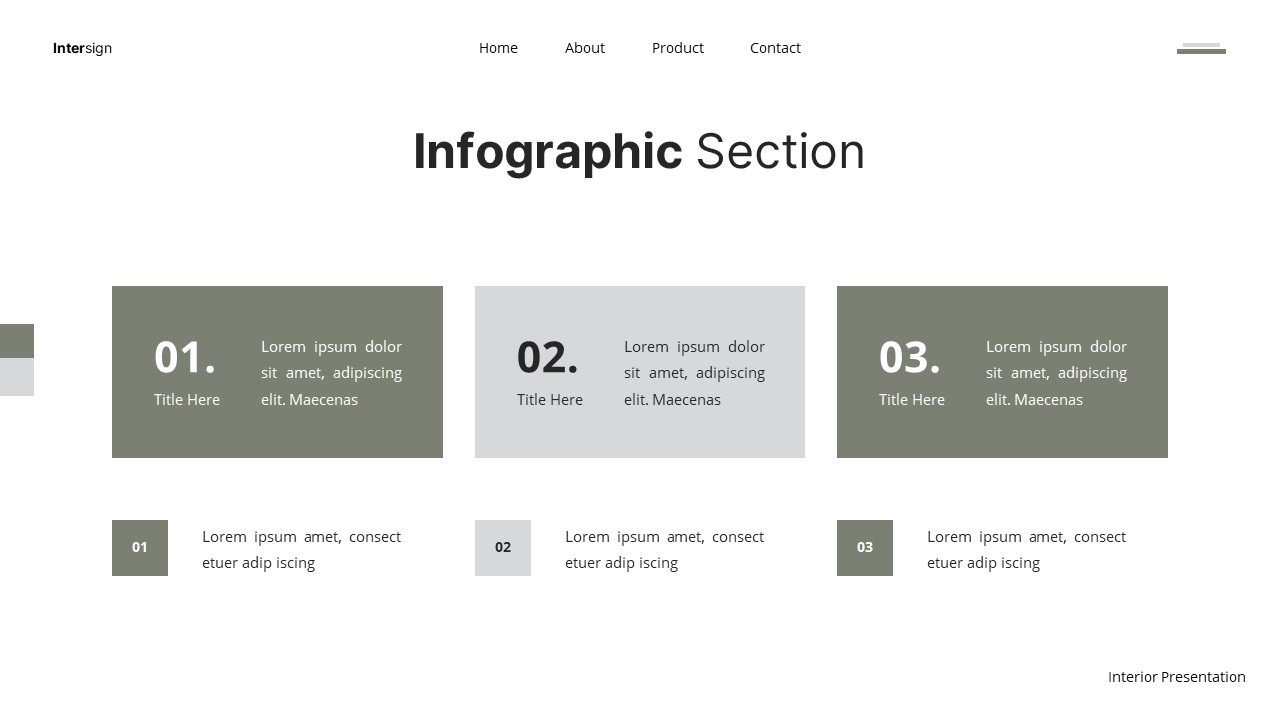 Intersign - Interior Design Powerpoint Templates, Presentation Templates