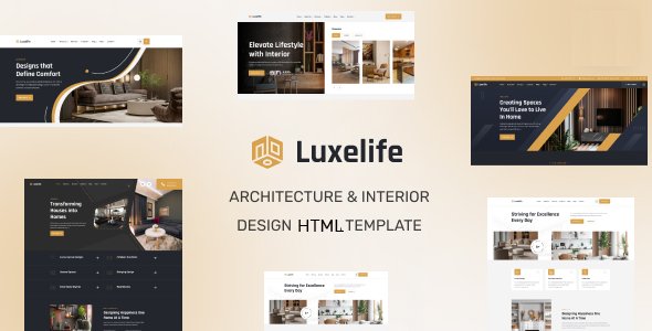 Luxelife - Architecture & Interior Design HTML5 Template